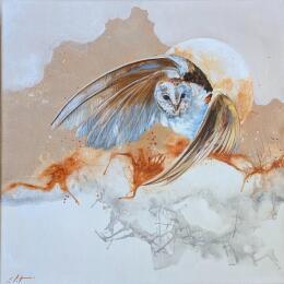 Peinture Bellerophon par CLOT | Tableau Figuratif Acrylique Animaux