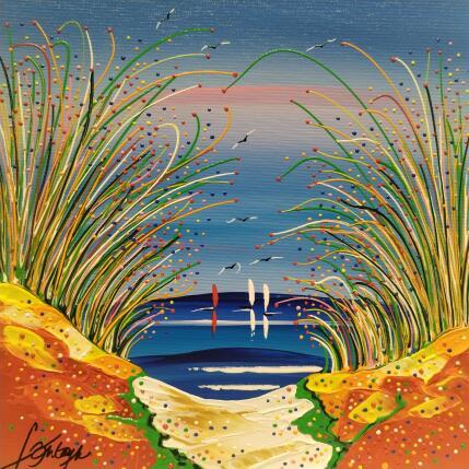 Painting Passage de l'Espoir by Fonteyne David | Painting Figurative Acrylic