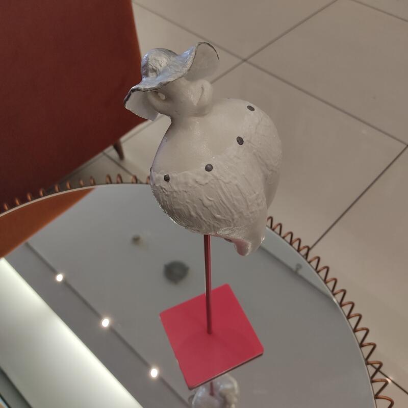 Sculpture Blanche par Silve Aude | Sculpture Figuratif Nu Acrylique Céramique