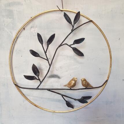 Sculpture oiseau suspendu par Eres Nicolas | Sculpture Figuratif Métal Animaux