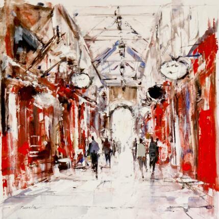 Painting passage de l argue by Poumelin Richard | Painting Figurative Oil Nature