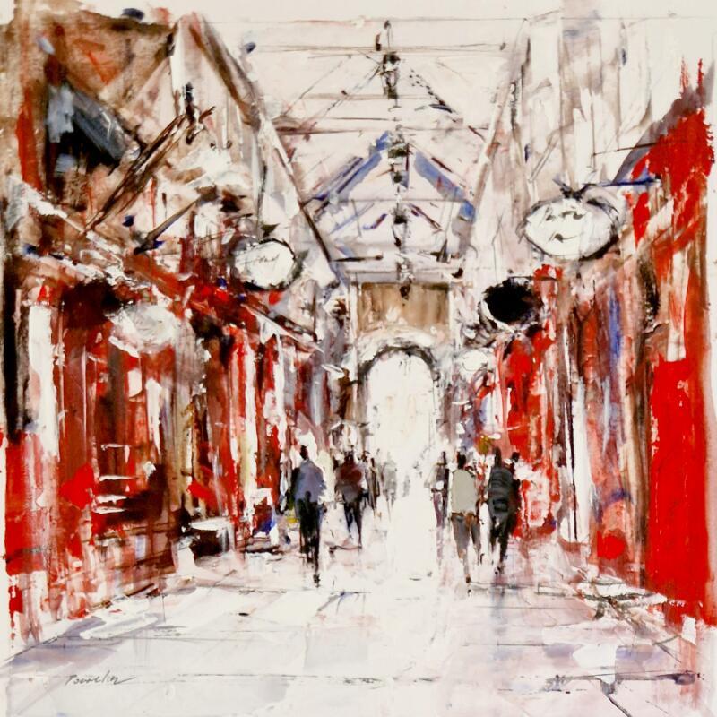 Pintura Passage de l Argue por Poumelin Richard | Pintura Figurativo Naturaleza Aceite