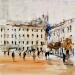 Painting Detente sur la Place Bellecour by Poumelin Richard | Painting Figurative Nature Oil