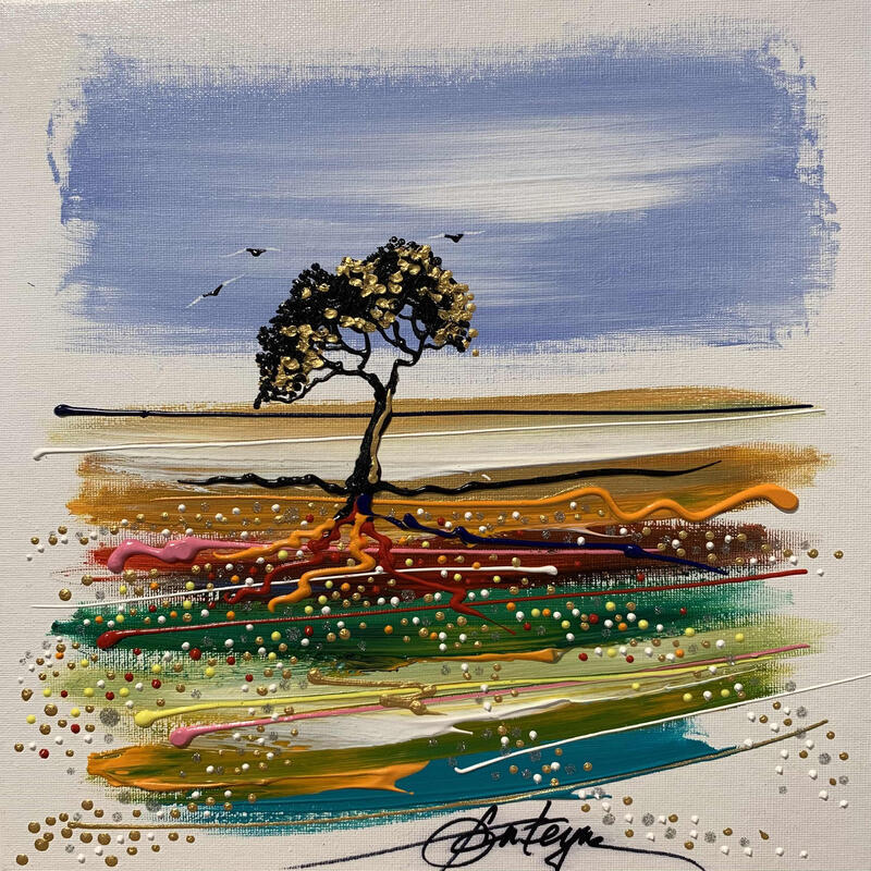 Painting Les couleurs de nos passions by Fonteyne David | Painting Figurative Acrylic