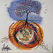 Painting Sur le toit du monde by Fonteyne David | Painting Figurative Acrylic