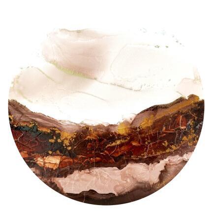 Painting Moka Mousse 2406 by Depaire Silvia | Painting Abstract Acrylic Minimalist, Pop icons