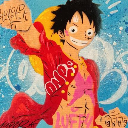 Painting luffy 2 by Lemoine Mael | Painting Pop-art Acrylic, Graffiti Pop icons