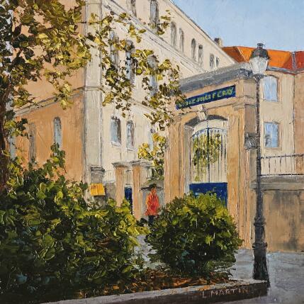 Gemälde Rueil, école Jules Ferry von Martin Laurent | Gemälde Figurativ Öl Pop-Ikonen, Urban