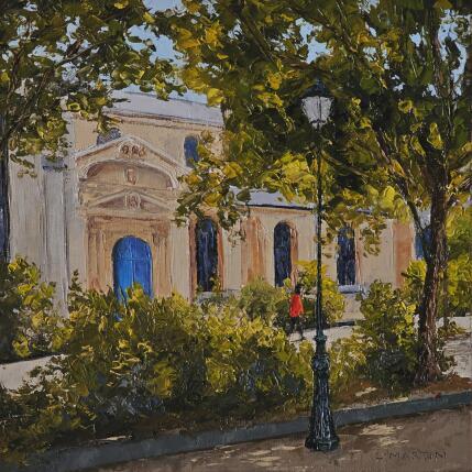 Gemälde A l'ombre devant St Pierre St Paul von Martin Laurent | Gemälde Figurativ Öl Pop-Ikonen, Urban