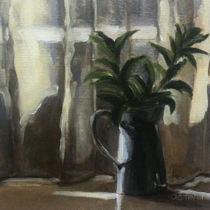 Peinture Un coin paisible par Sellier Octavia | Tableau Figuratif Huile Natures mortes