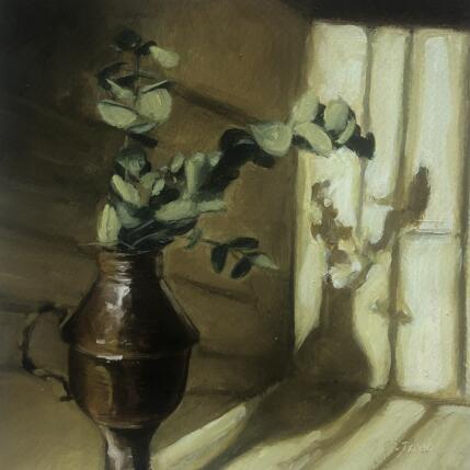 Peinture Eucalyptus par Sellier Octavia | Tableau Figuratif Huile Nature, Natures mortes