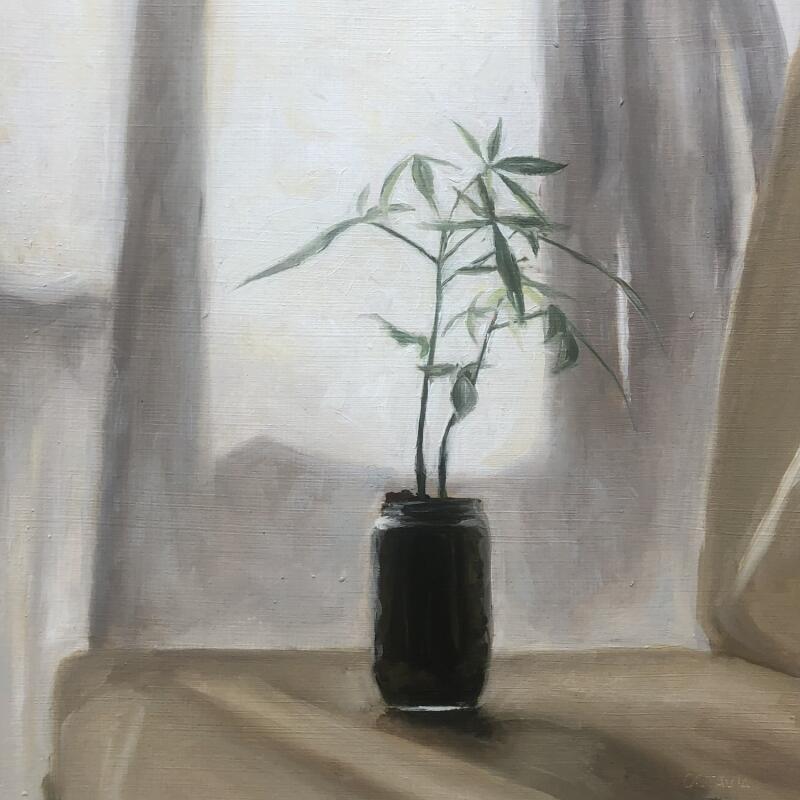 Peinture Havre de paix par Sellier Octavia | Tableau Figuratif Nature Natures mortes Huile