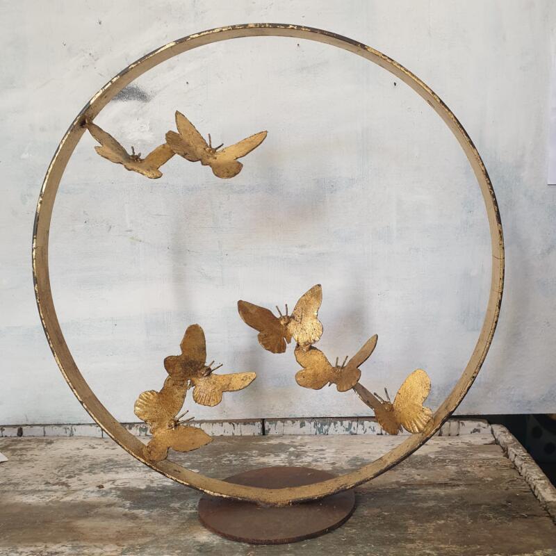 Sculpture Envolée Destructurée par Eres Nicolas | Sculpture Figuratif Animaux Métal