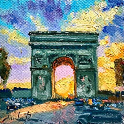Peinture  Arc in Colors  par Xanlar | Tableau Impressionnisme Huile Architecture, Paysages, Urbain