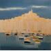 Painting Le port de Marseille by Héraud Alain | Painting Figurative Landscapes Marine Oil Acrylic