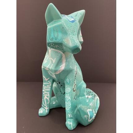 Sculpture Jade par Lemoine Mael | Sculpture Pop-art Acrylique, Graffiti Icones Pop