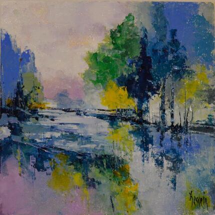 Painting La rivière  by Dessein Pierre | Painting Figurative Oil Pop icons