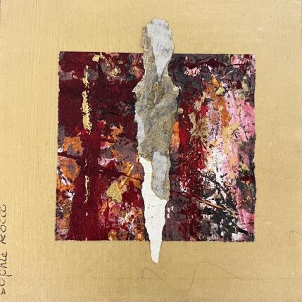 Peinture Chercheur de «pierre précieuse» par Rocco Sophie | Tableau Art Singulier Acrylique, Collage, Sable