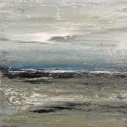 Peinture Après l'orage par Rocco Sophie | Tableau Art Singulier Acrylique, Collage, Sable