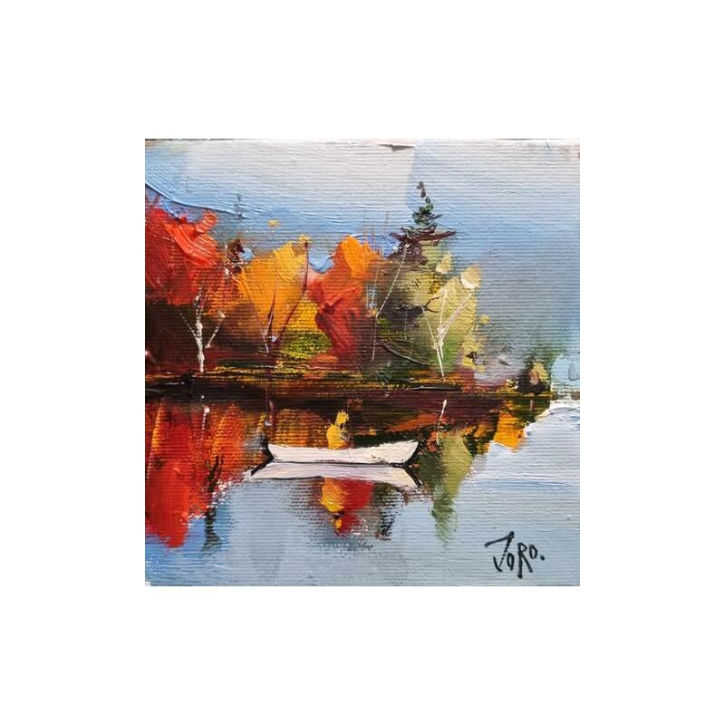 Painting Fishing by Joro | Painting Figurative Urban Oil