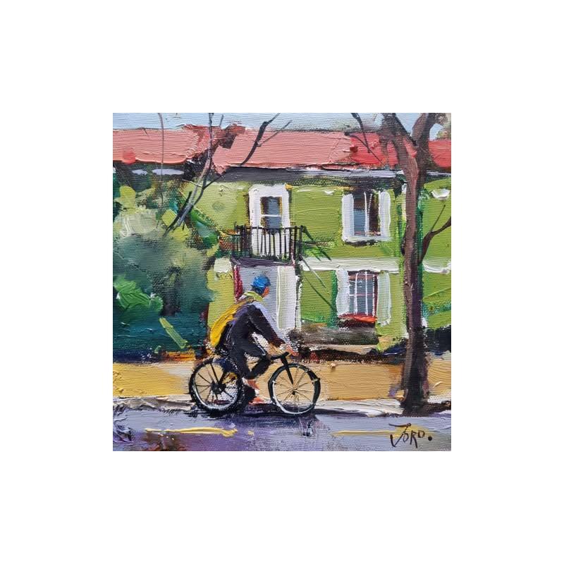 Painting Cold morning by Joro | Painting Figurative Urban Oil