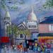 Pintura Le Sacré Cœur  por Degabriel Véronique | Pintura Impressionism Paisajes Urbano Life style Aceite