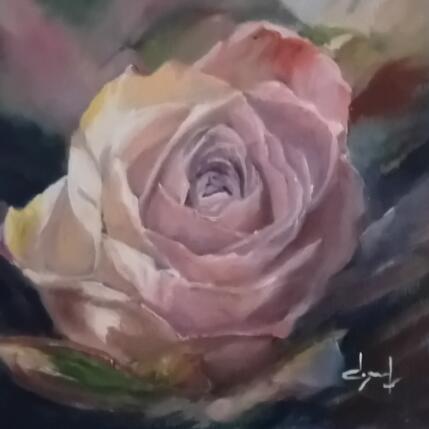 Gemälde Au cœur de la rose  von Degabriel Véronique | Gemälde