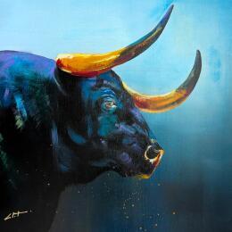 Painting Benoît  by CLOT | Painting Figurative Acrylic Animals