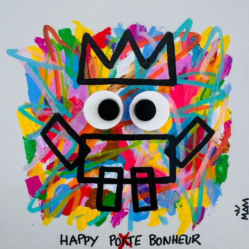 Gemälde HAPPY POTE von Mam | Gemälde Pop-Art Porträt Pop-Ikonen Alltagsszenen Acryl