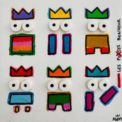 Painting TRIBU by Mam | Painting Pop-art Acrylic Minimalist, Pop icons, Portrait