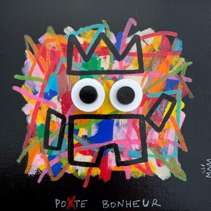 Peinture POTE BONHEUR par Mam | Tableau Pop-art Acrylique Icones Pop, Minimaliste, Portraits