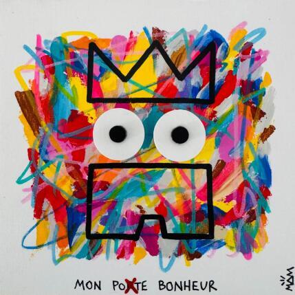 Peinture MON POTE par Mam | Tableau Pop-art Acrylique Icones Pop, Portraits, Société