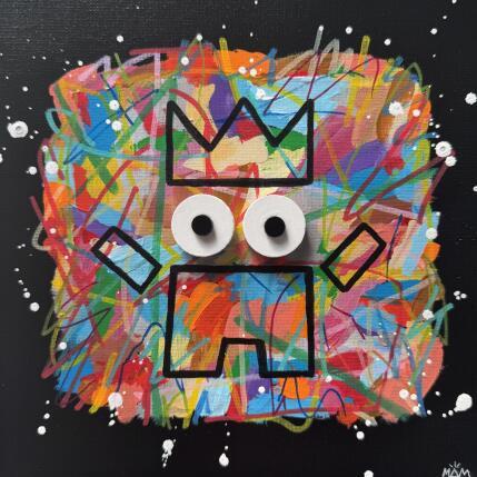 Peinture YOUPI POTE par Mam | Tableau Pop-art Acrylique Icones Pop, Minimaliste, Portraits