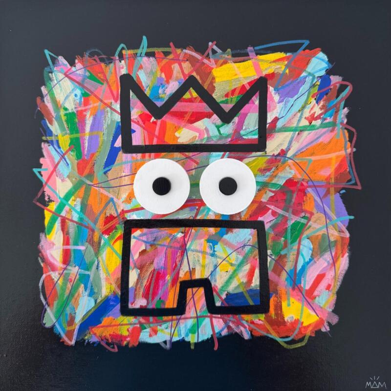 Painting MON POTO by Mam | Painting Pop-art Portrait Pop icons Life style Acrylic