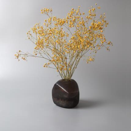 Sculpture Vase raku by Nathalie Roverato | Sculpture
