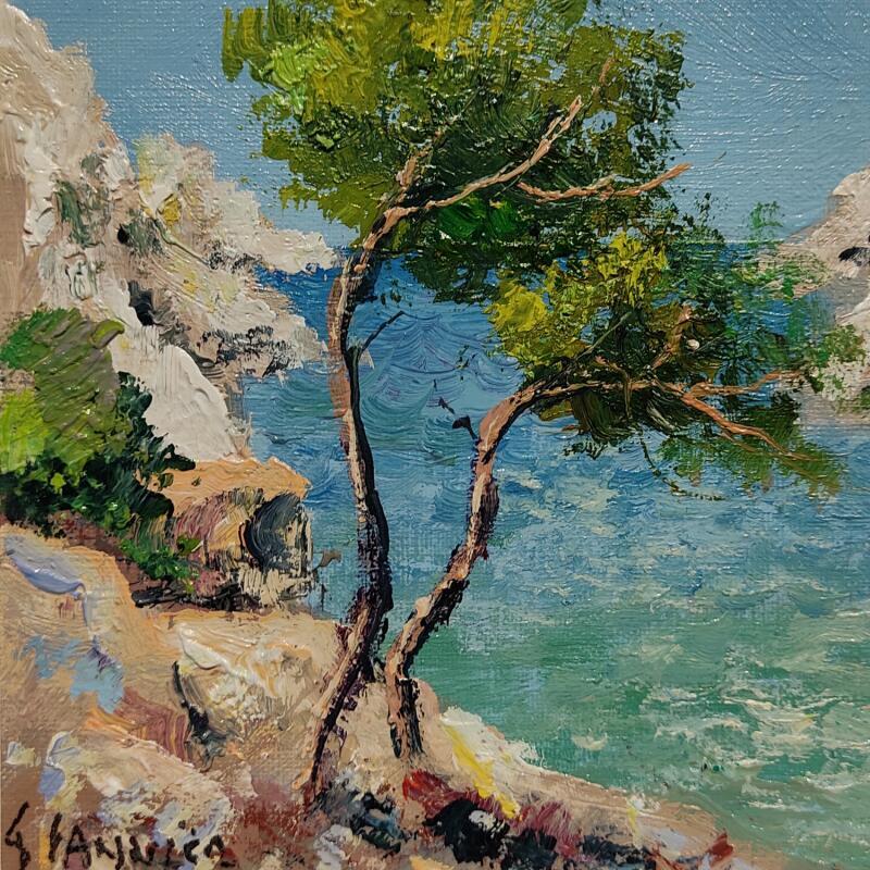 Peinture Cassis par Sannier Daniel | Tableau Impressionnisme Paysages Huile