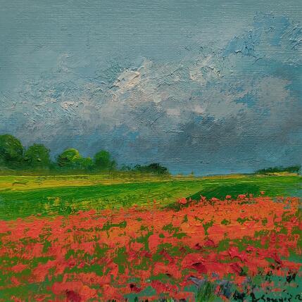 Pintura Ciel d'orage por Sannier Daniel | Pintura Impressionism Aceite Iconos pop, Paisajes