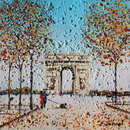 Peinture L'arc de Triomphe par Dessapt Elika | Tableau