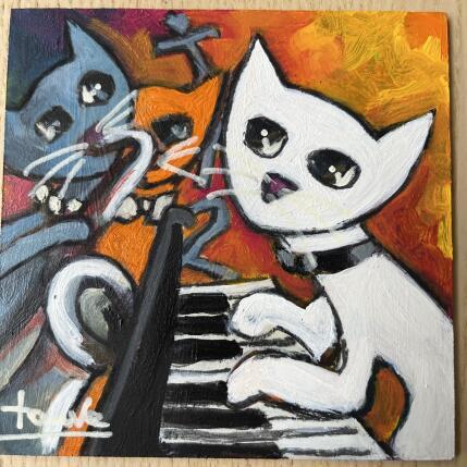 Gemälde Trio musiciens  von Fauve | Gemälde