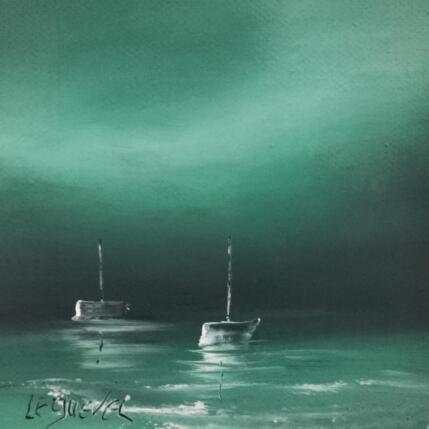 Peinture Pleine mer par Le Guével Frédéric  | Tableau Figuratif Huile Marine