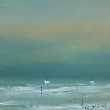 Painting Île de Batz by Le Guével Frédéric | Painting Figurative Oil Marine