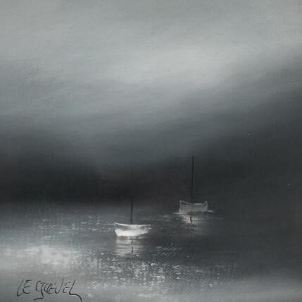 Peinture Une île par Le Guével Frédéric | Tableau Figuratif Huile Marine
