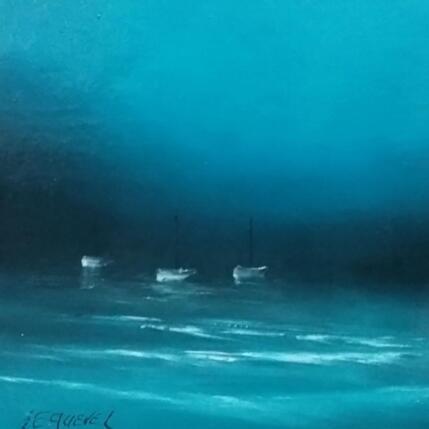 Peinture Marine azur par Le Guével Frédéric | Tableau Figuratif Huile Marine