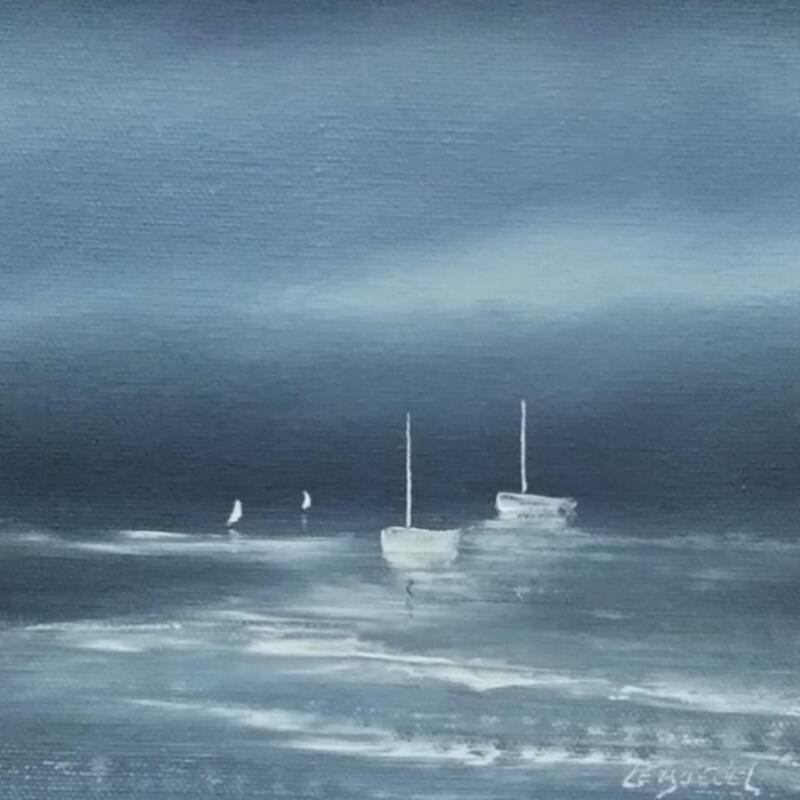 Pintura Bretagne  por Le Guével Frédéric  | Pintura Figurativo Marine Aceite