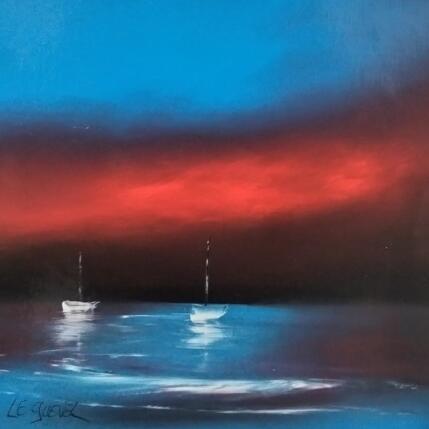 Painting L'impossible rêve  by Le Guével Frédéric  | Painting Figurative Oil Marine