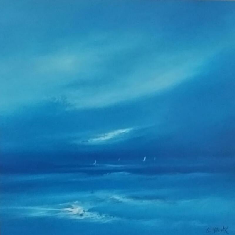 Pintura Ouessant  por Le Guével Frédéric  | Pintura Figurativo Marine Aceite