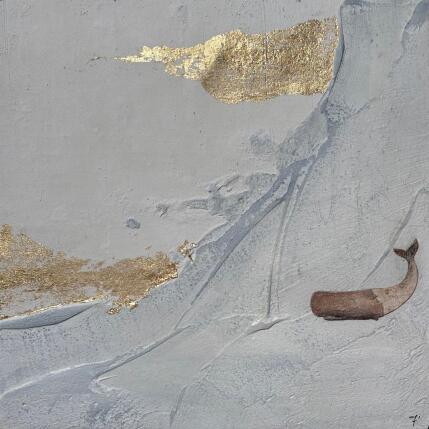 Peinture MOTIVAZIONE par Roma Gaia | Tableau Matiérisme Acrylique, Sable Minimaliste