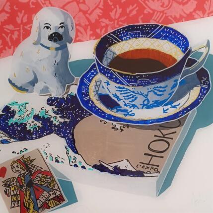 Peinture William ne savait pas choisir entre ses deux amours par Auriol Philippe | Tableau Figuratif Acrylique, Plexiglas, Posca Natures mortes