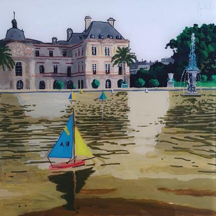 Painting Gérard ne pensait pas au Titanic à ce moment là  by Auriol Philippe | Painting Figurative Acrylic, Plexiglass, Posca Still-life