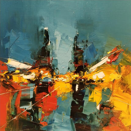 Peinture Chelsea par Castan Daniel | Tableau Figuratif Huile